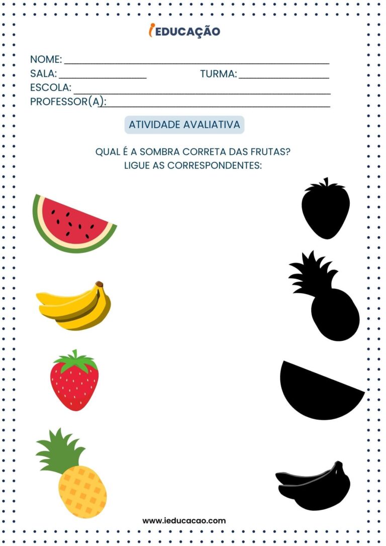Avaliação para Educação Infantil: Modelos Prontos para Imprimir