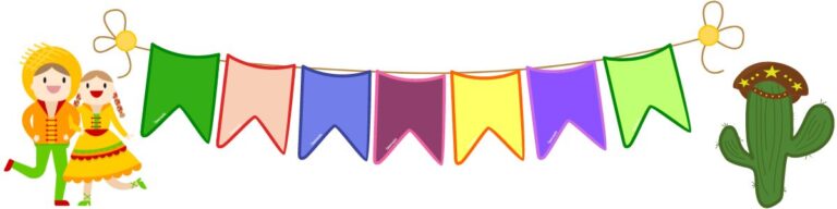 60 Bandeirinhas de Festa Junina para Imprimir Gratuitamente