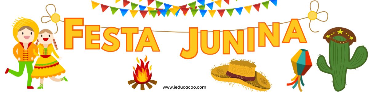 Varal de Letras para montar frases de Festa Junina - Arraiá - Decoração de Festa Junina para imprimir