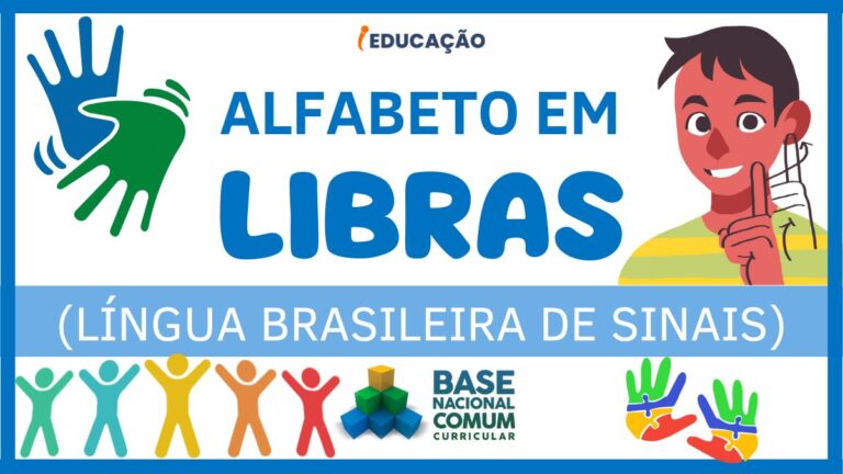 Alfabeto em Libras para Imprimir Recursos para Inclusão Escolar.