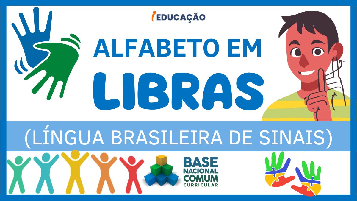 Alfabeto em Libras para Imprimir Recursos para Inclusão Escolar.