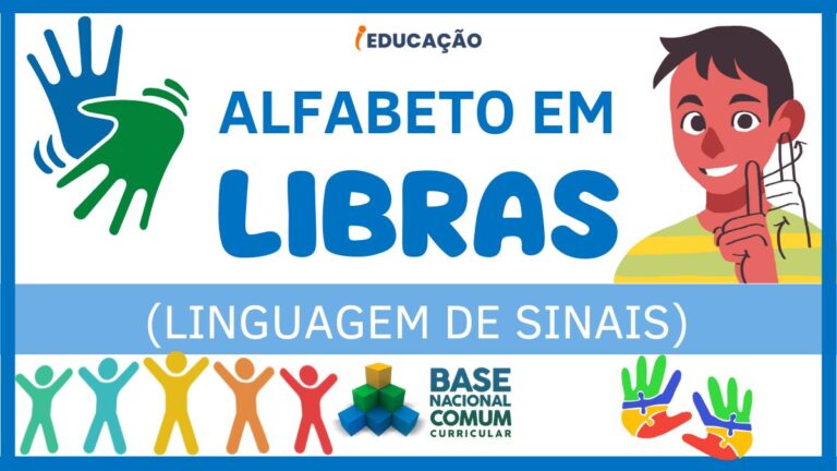 Alfabeto em Libras para Imprimir Recursos para Inclusão Escolar.