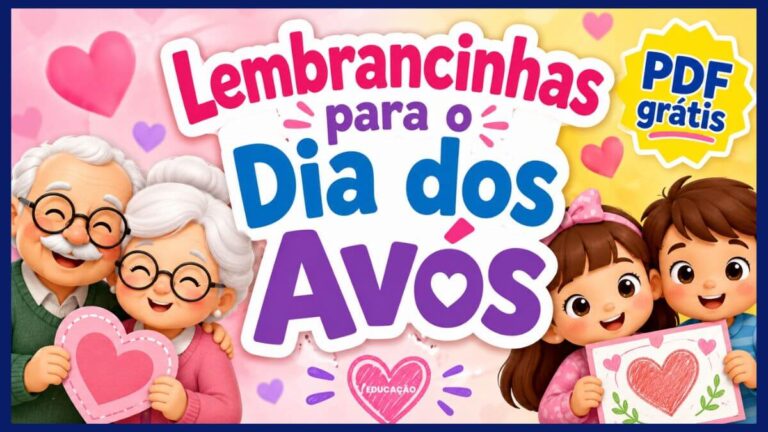 18 Lembrancinhas Dia dos Avós em PDF para Imprimir