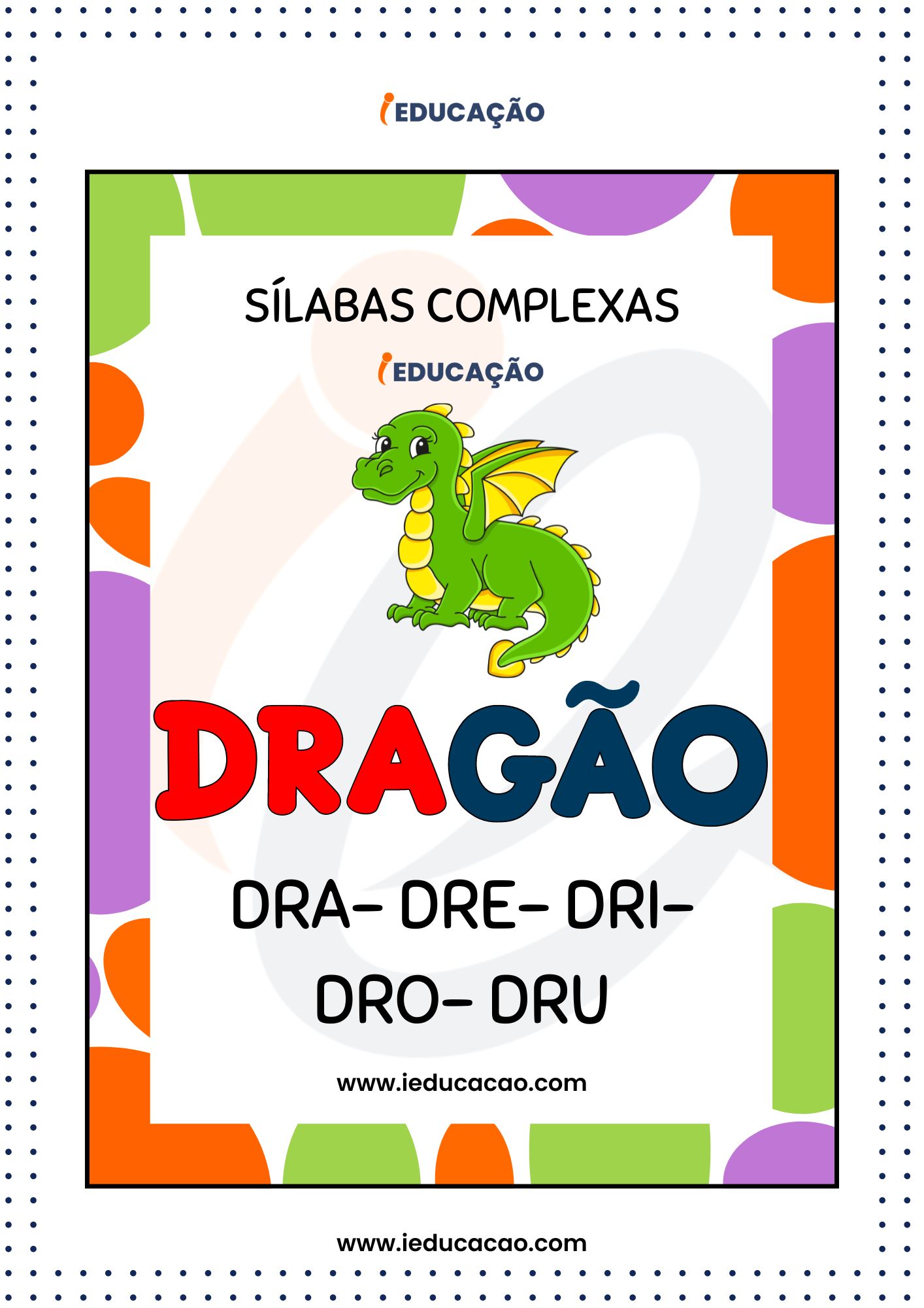 Sílabas Complexas para Imprimir-Dra