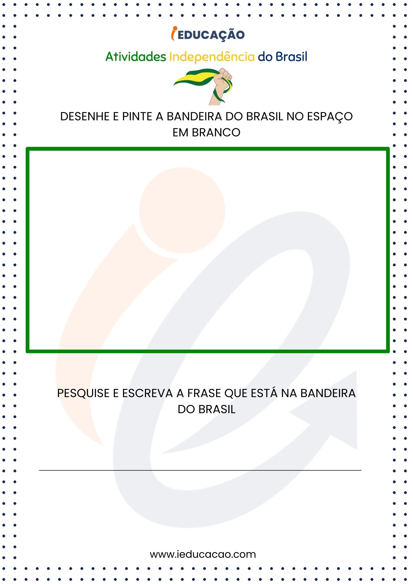 Atividades Independência do Brasil- Atividades para 7 de Setembro