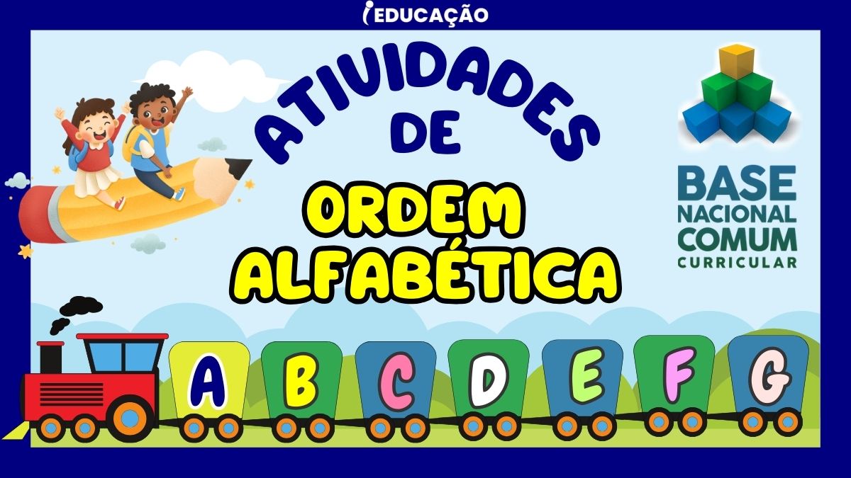 Atividades de Ordem Alfabética iEducação.