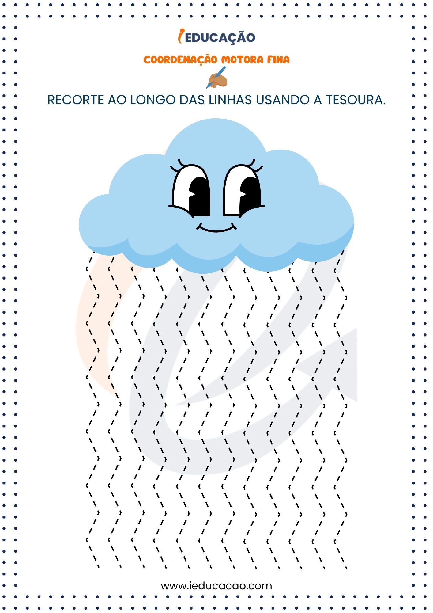 Atividades para Coordenação Motora Fina- Recortar