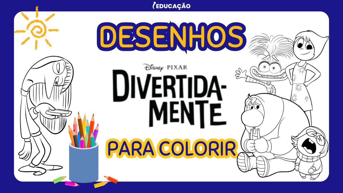 Desenhos Para Colorir Divertida Mente