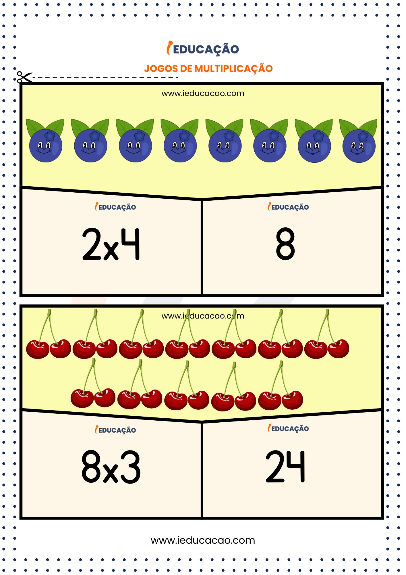 Jogos de Multiplicação - Tabuada da Multiplicação