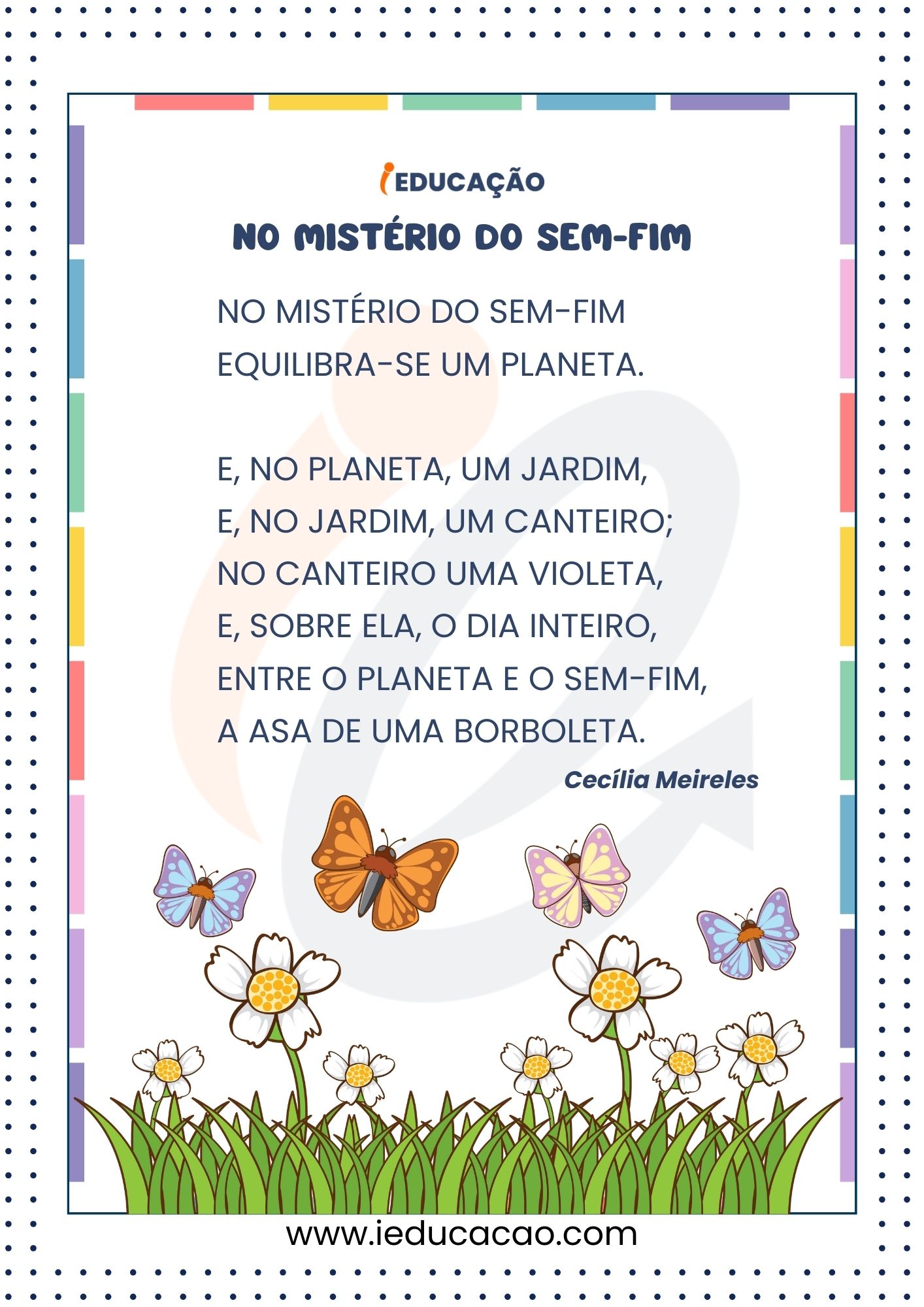 Poesia Infantil com Rimas para Imprimir