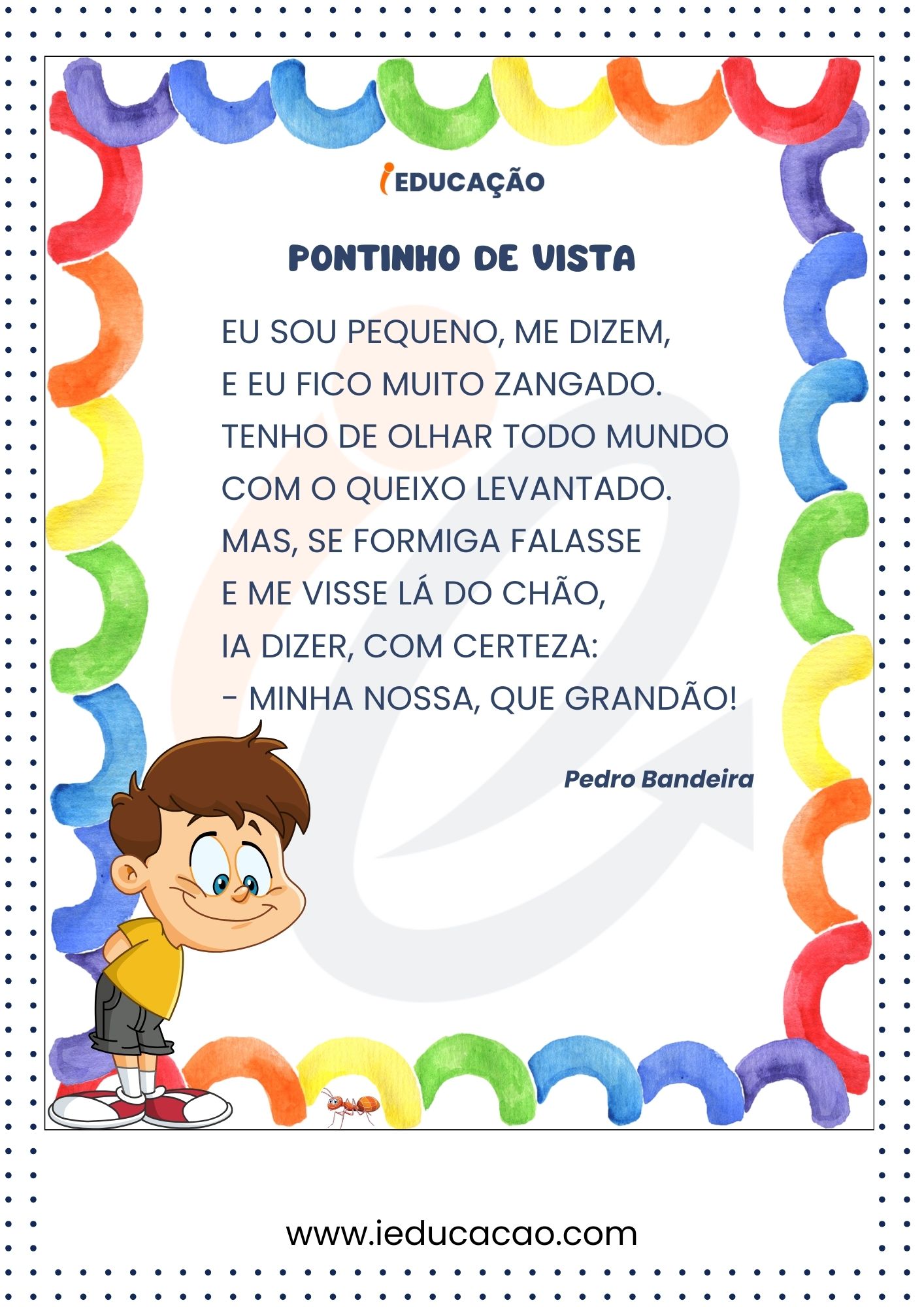 Poesia Infantil Pedro Bandeiras