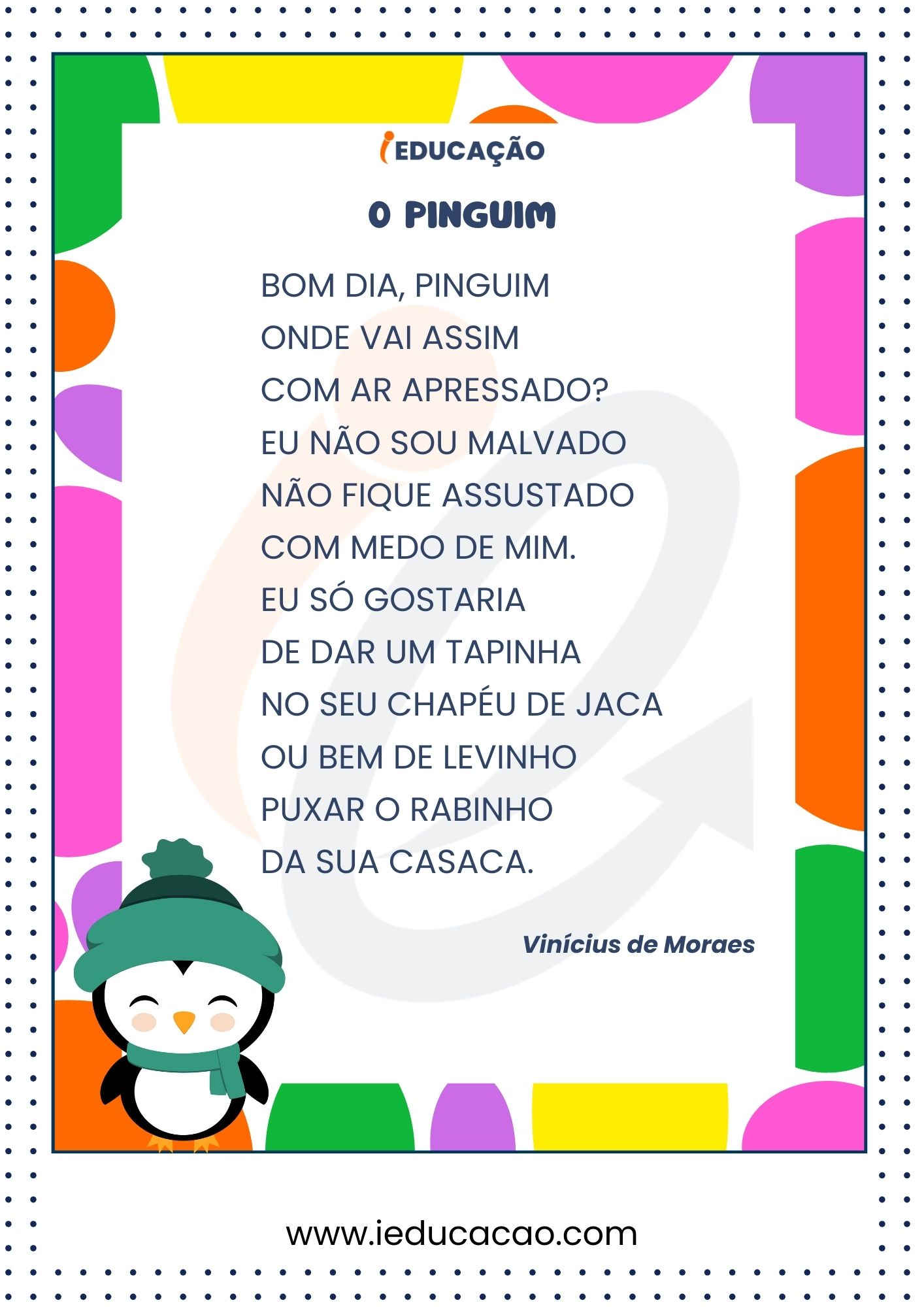 Poesia Infantil com Rimas para Imprimir