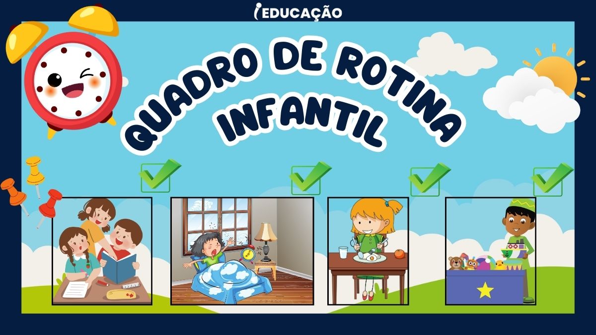 Quadro de Rotina Infantil para Imprimir