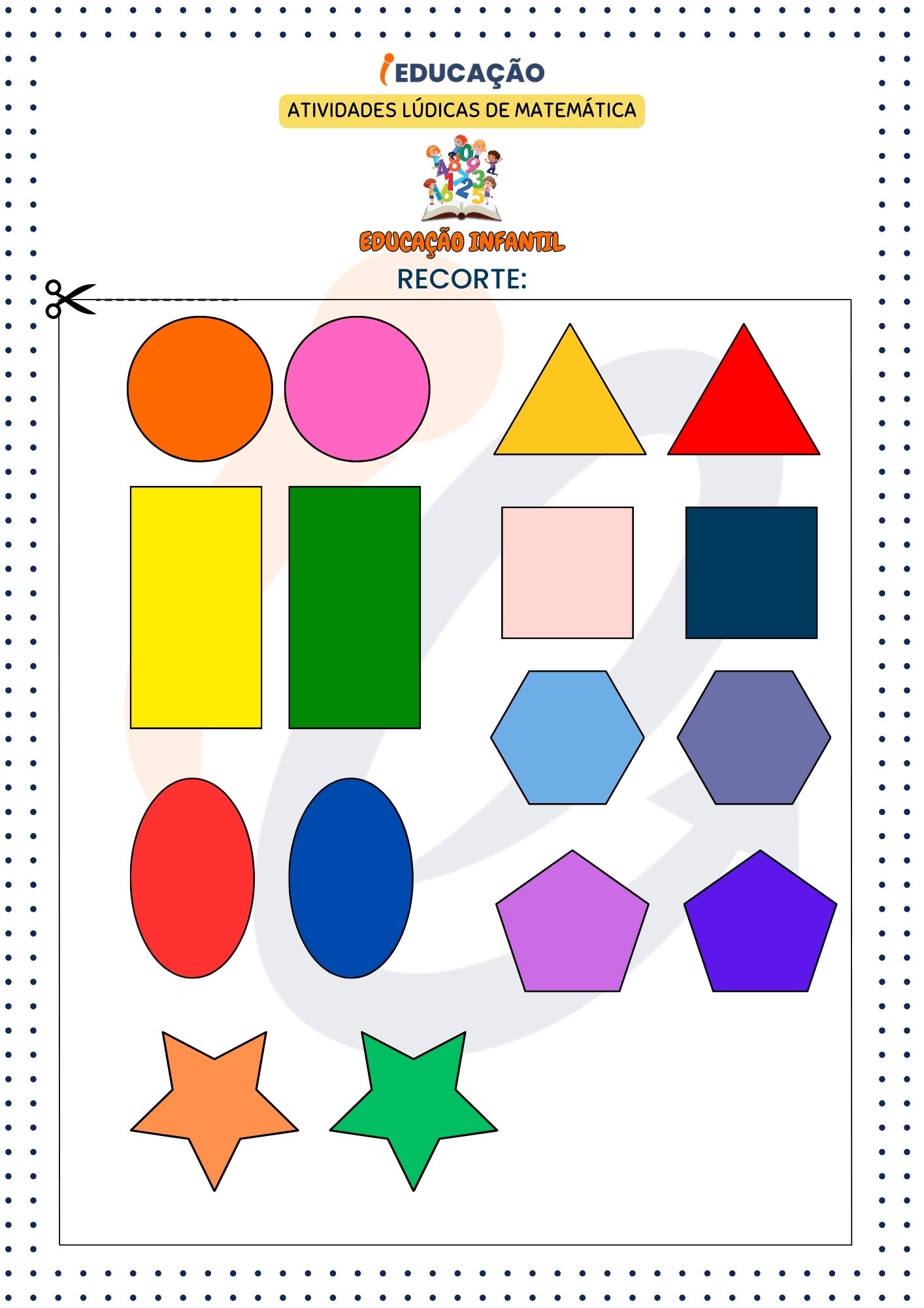 Atividades Lúdicas de Matemática Figuras para Recortar