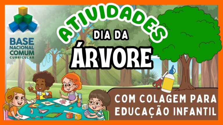 Atividades do Dia da Árvore com Colagem Para Educação Infantil