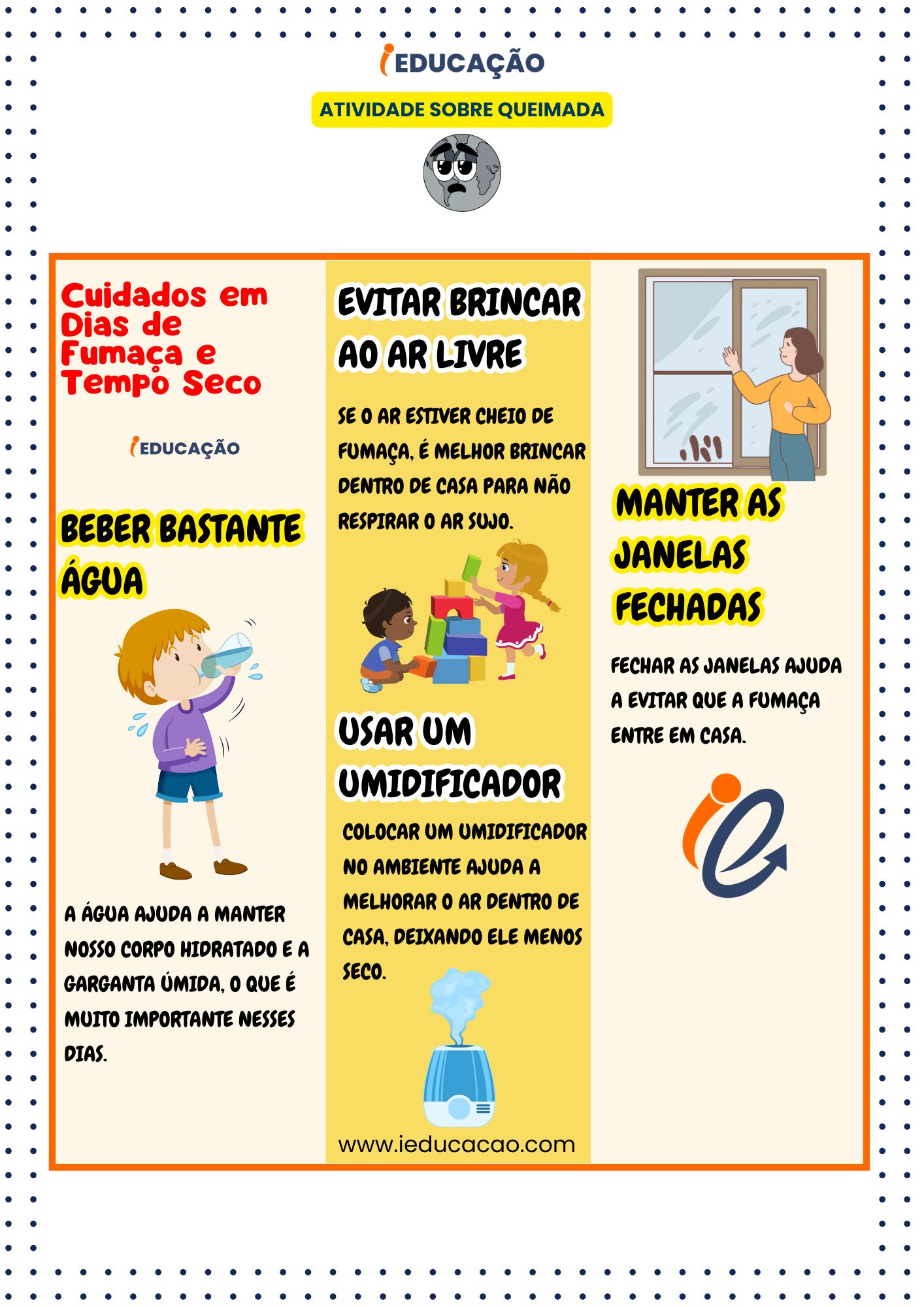 Atividades sobre Queimadas Cartilha Informativa