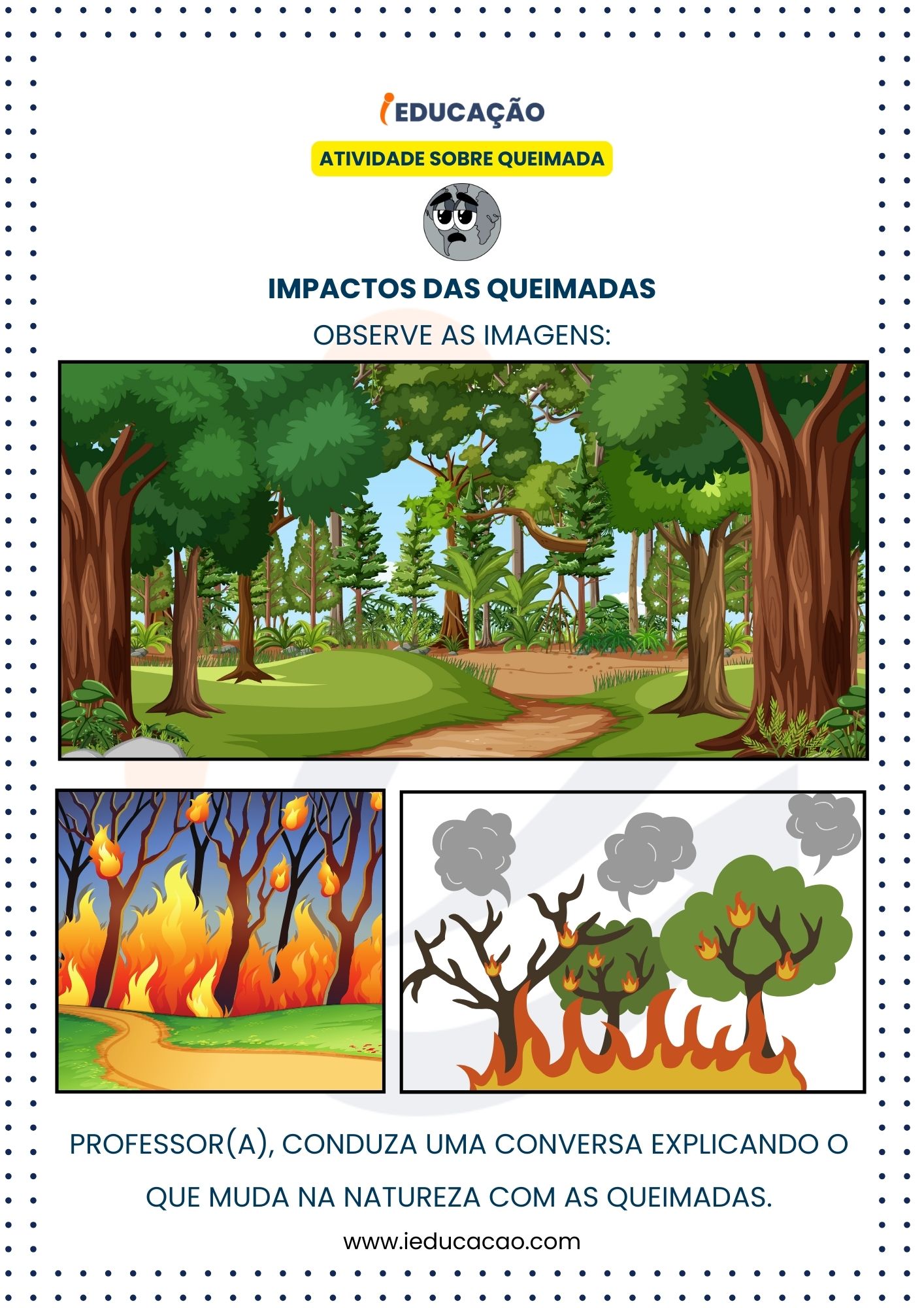 Atividades sobre Queimadas- impactos das queimadas