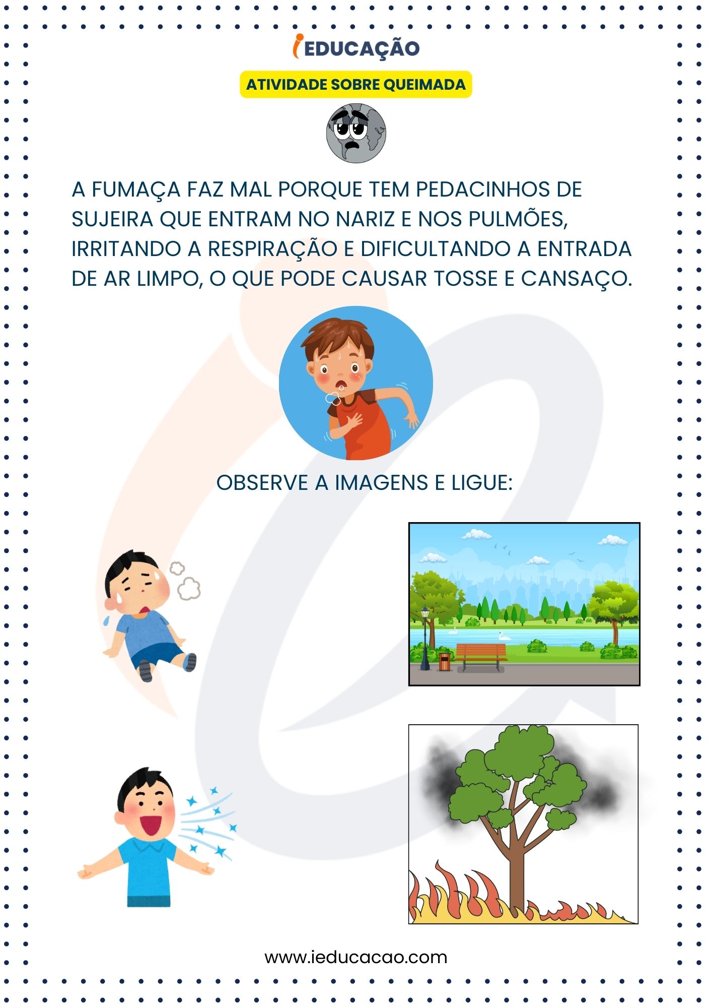 Atividades sobre Queimadas para Educação Infantil