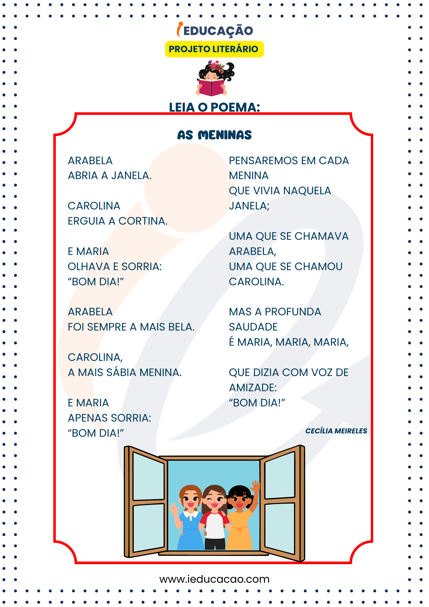 Cecilia Meireles Poema Infantil- Poema as Meninas