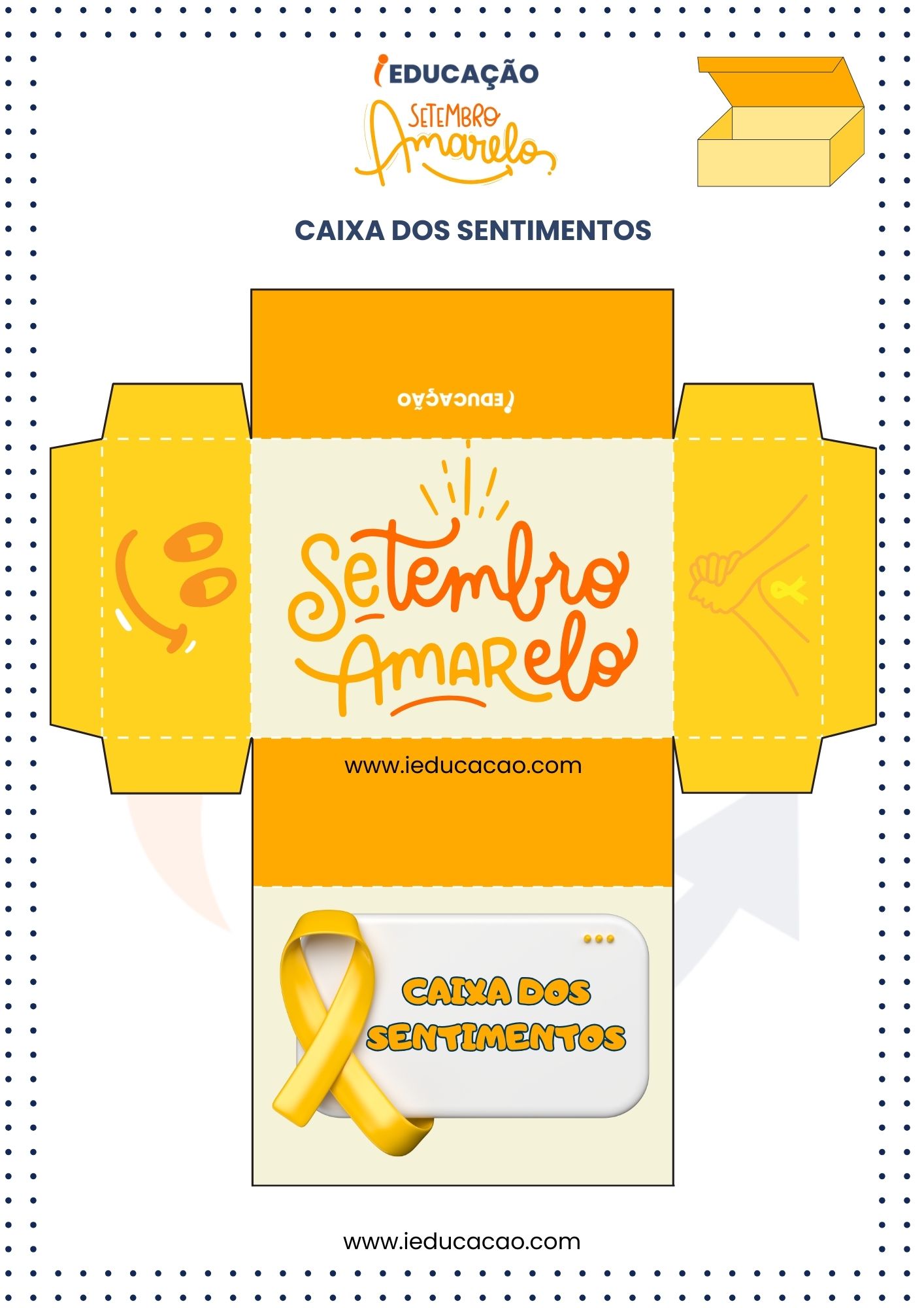 Setembro Amarelo- Caixa dos Sentimentos