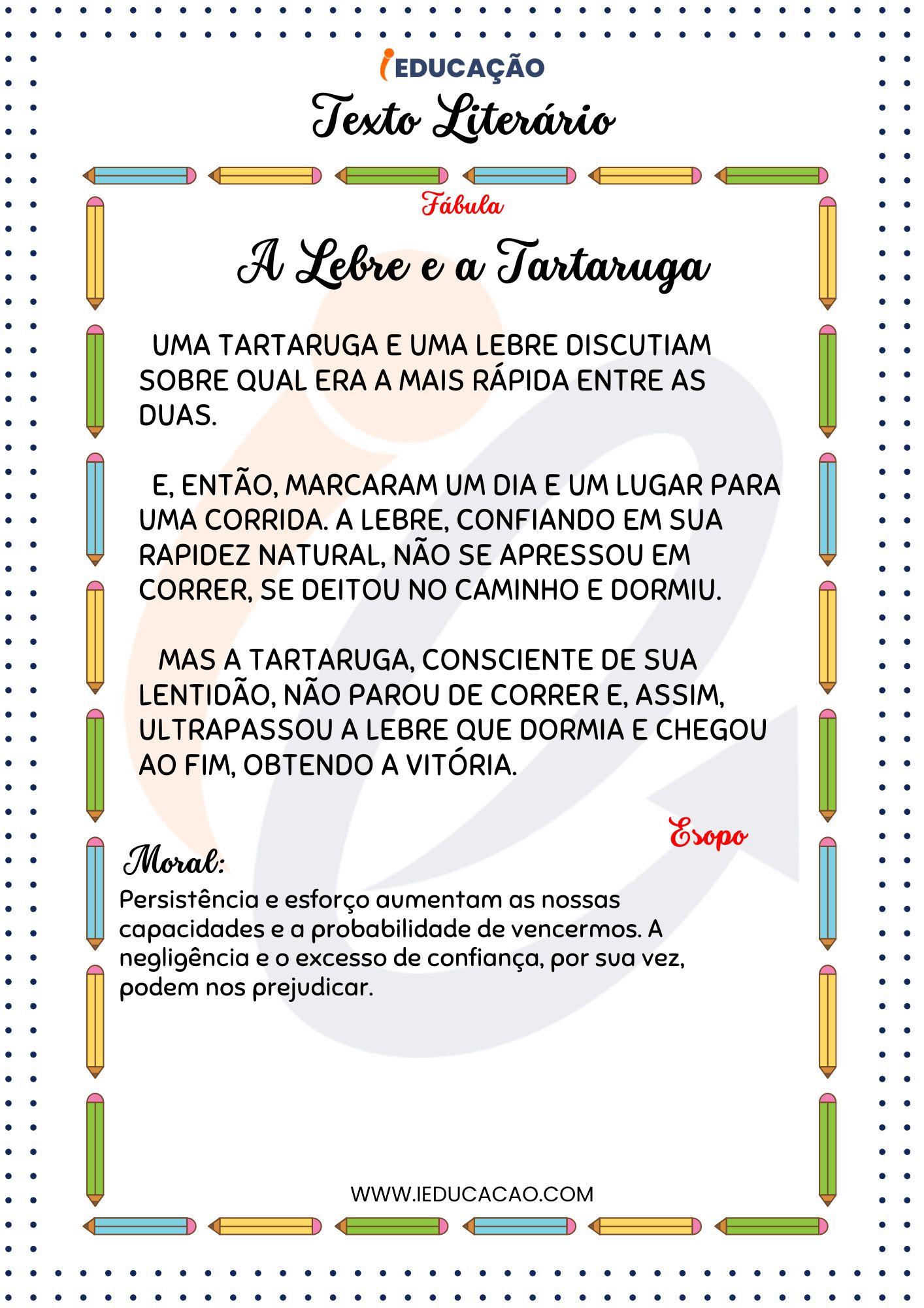 Texto Literário Fábula