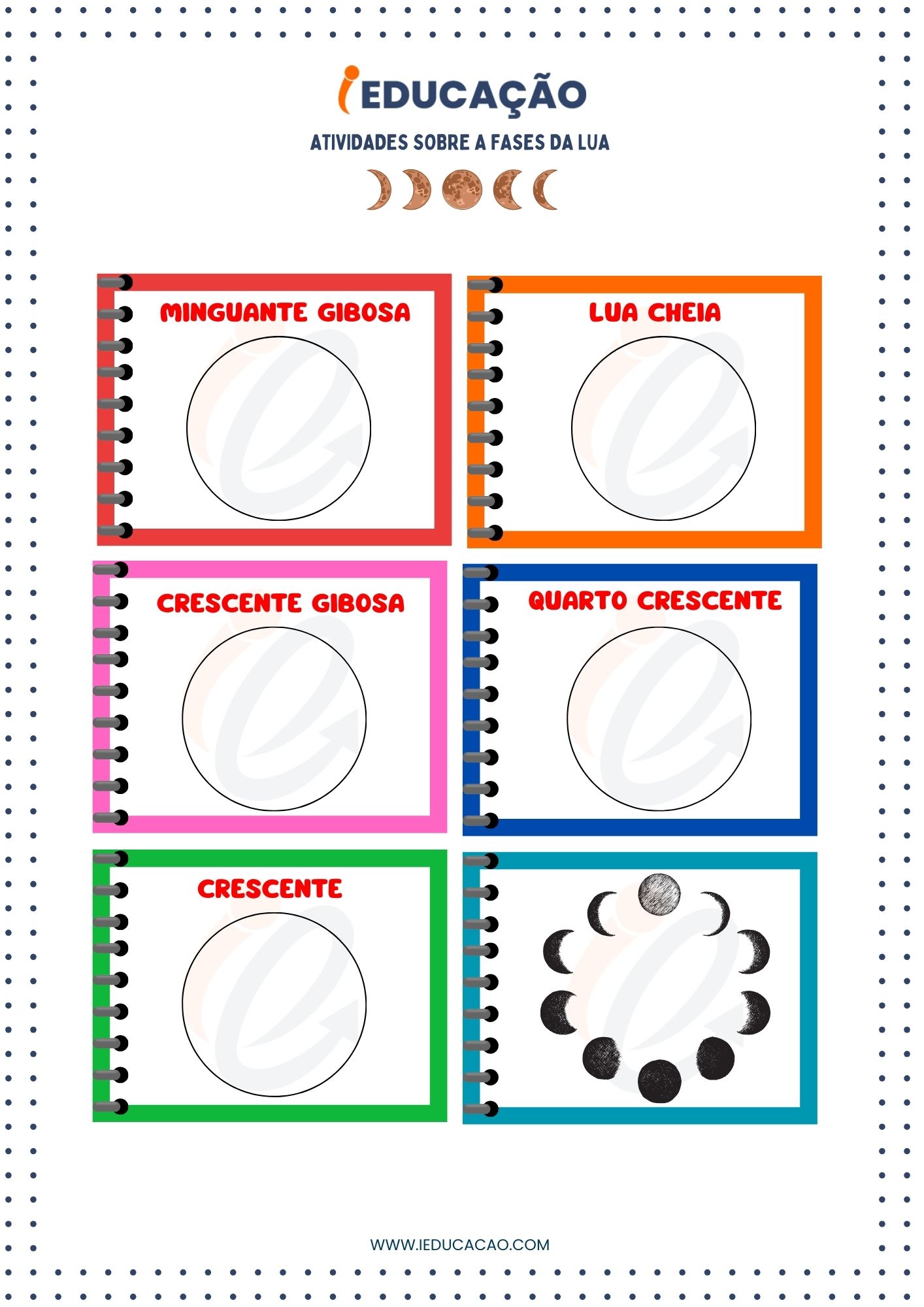 Atividades Fases da Lua