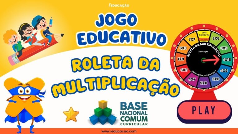 Roleta da Multiplicação: Jogo Pedagógico para Ensinar Matemática