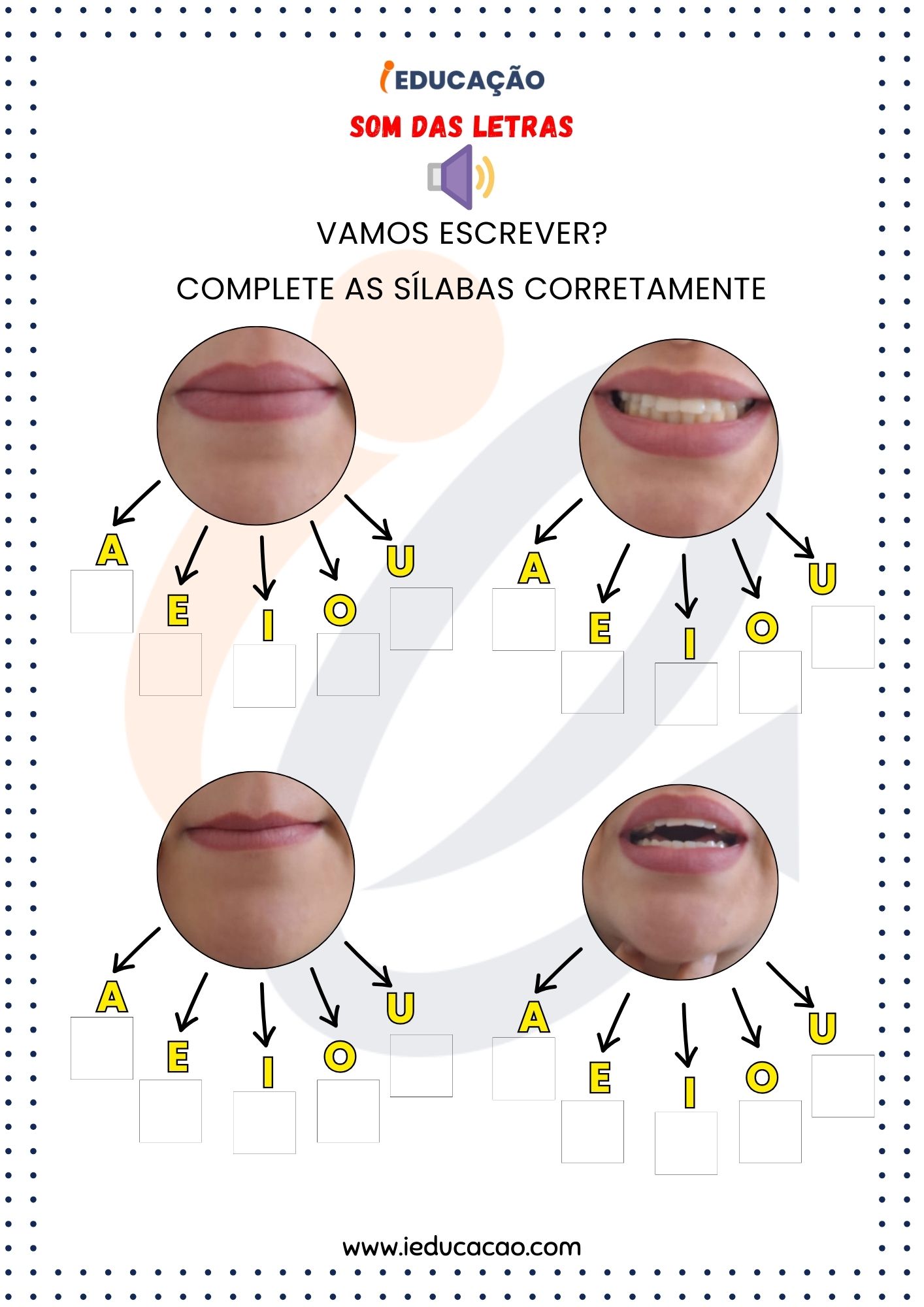 Som das Letras com Sílabas