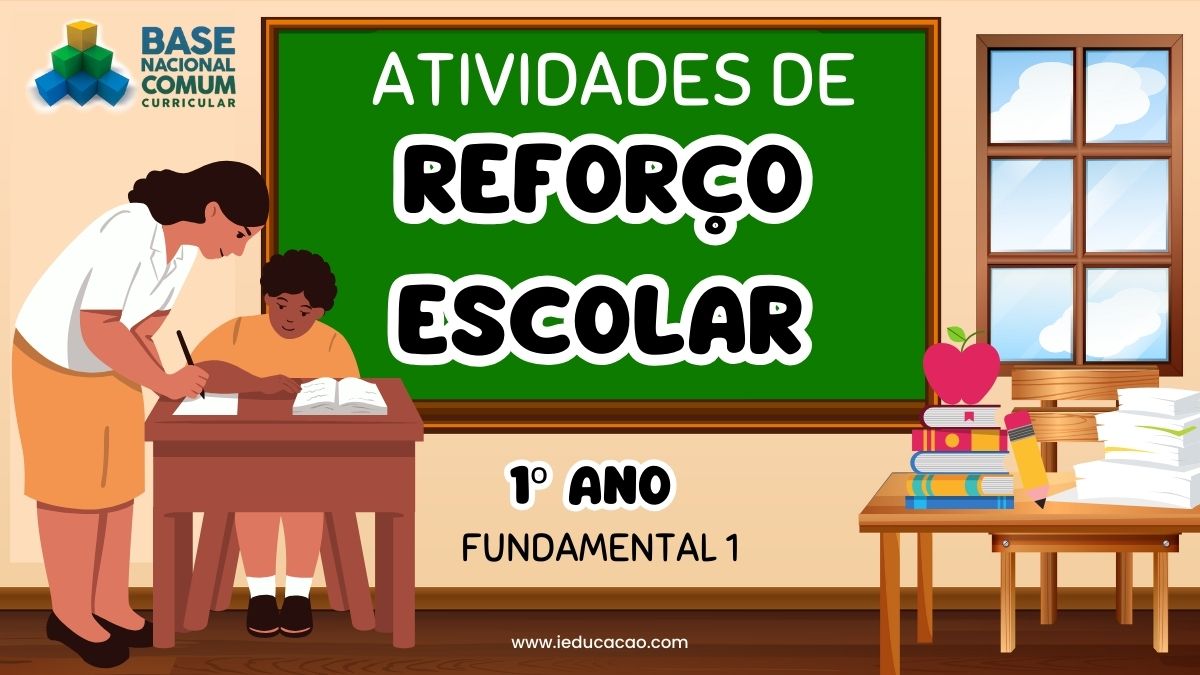 Atividades de Reforço 1 ano (Fundamental 1) para Imprimir em PDF Gratuito