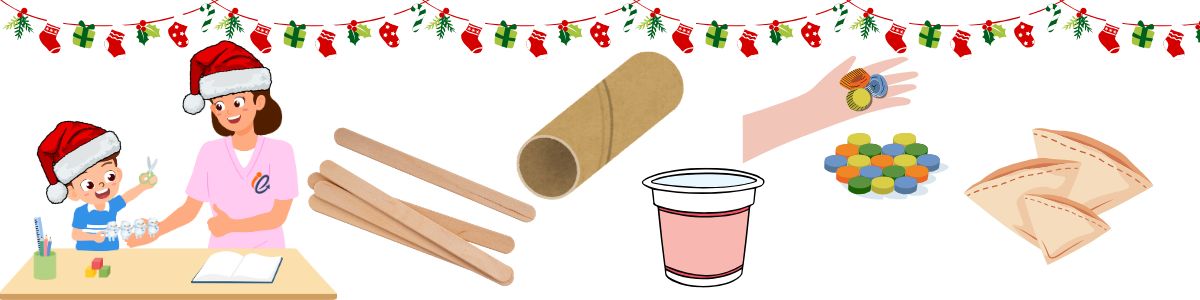 Enfeites de Natal com Material Reciclado