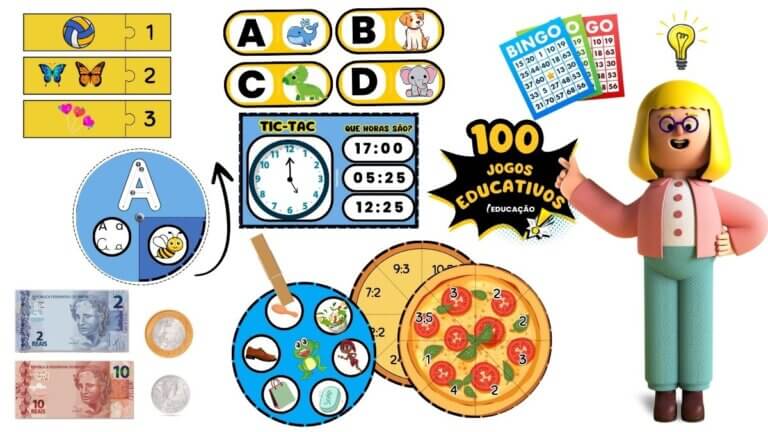 Jogo das Letras do Alfabeto para Alfabetização