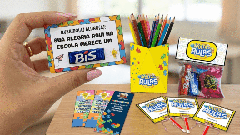 Kit Volta às Aulas 2026 para Imprimir na Semana de Adaptação Escolar
