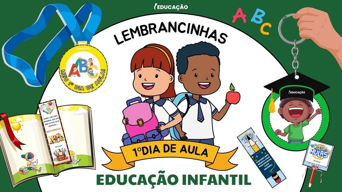 Lembrança do Primeiro Dia de Aula - Lembrancinha para o primeiro dia de aula - Lembrancinhas Volta às aulas na educação infantil