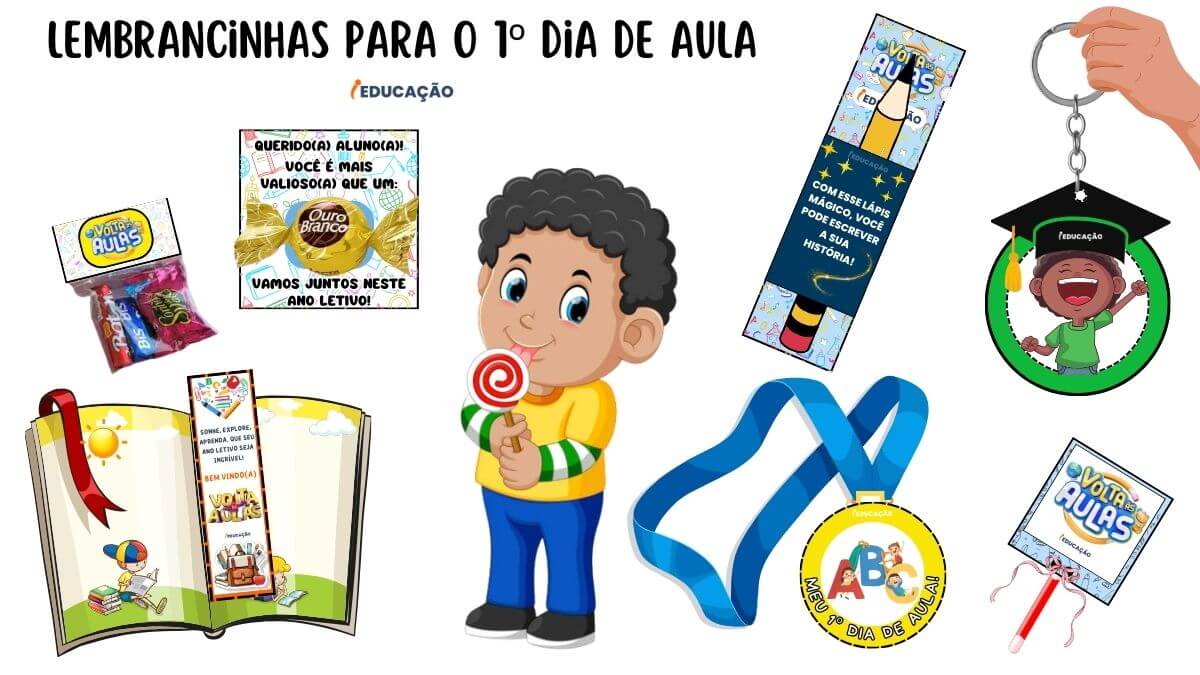 Lembrancinhas para o primeiro dia de Aula - Volta às Aulas na Educação Infantil