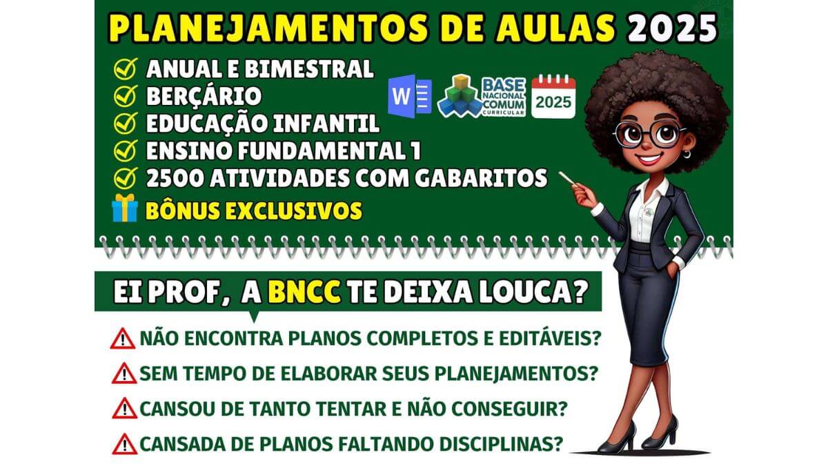 Planejamentos de Aulas 2025 Alfabetinho