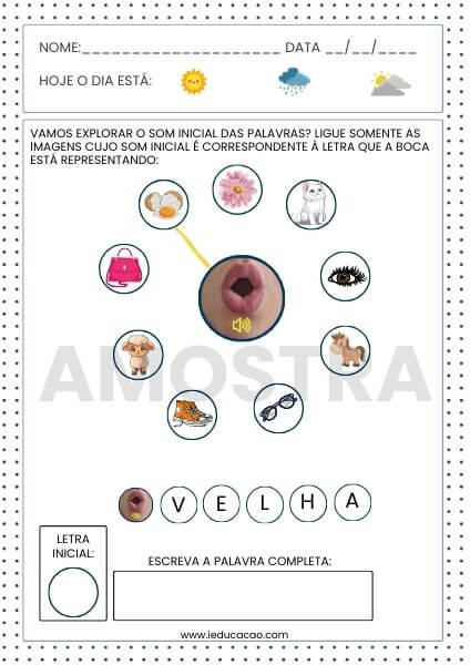 Amostra Gratis - Kit Atividades de Alfabetização do iEducação