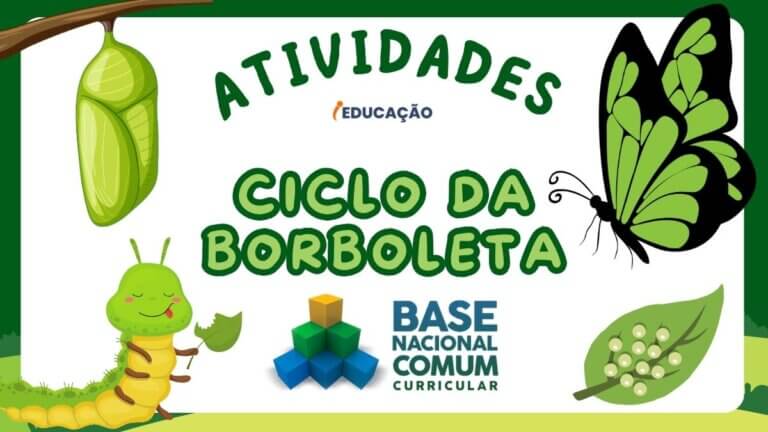 Atividades Sobre o Ciclo da Borboleta para Educação Infantil