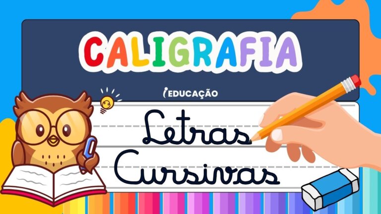 Caderno de Caligrafia das Letras Cursivas