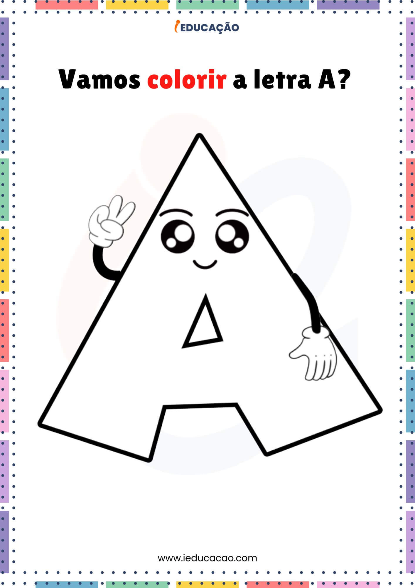 Letras Do Alfabeto Divertido Para Imprimir E Colorir