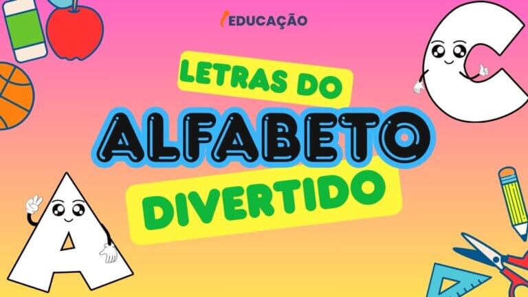 Letras do Alfabeto Divertido para Imprimir e Colorir