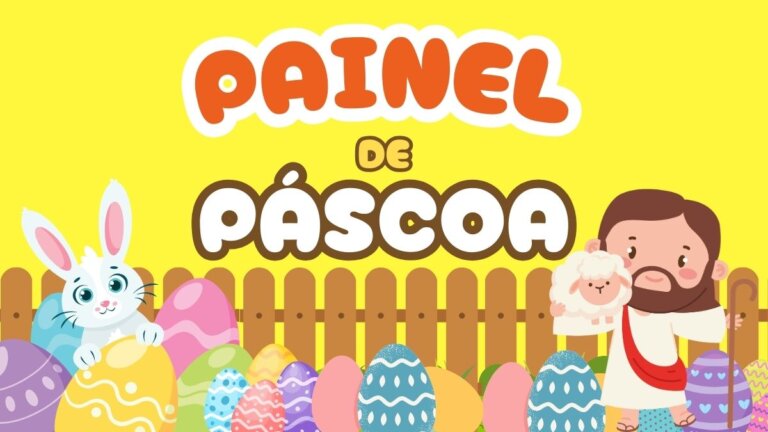 Painel de Páscoa para Escola