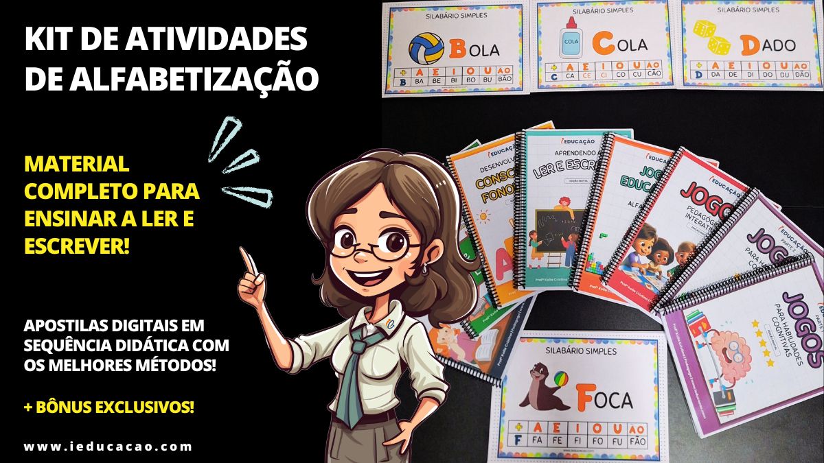 Atividades de Alfabetização 3° Ano para Imprimir com PDF Grátis - iEducação Kit de Atividades de Alfabetização do iEducação para imprimir - BNCC