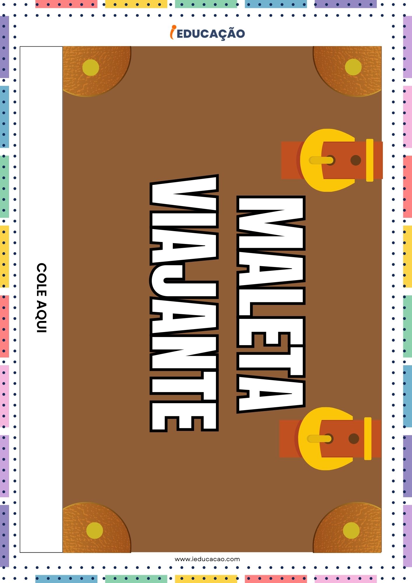 Maleta Viajante para Leitura Infantil Divertida - iEducação Maleta Viajante - Mala Viajante Educação Infantil