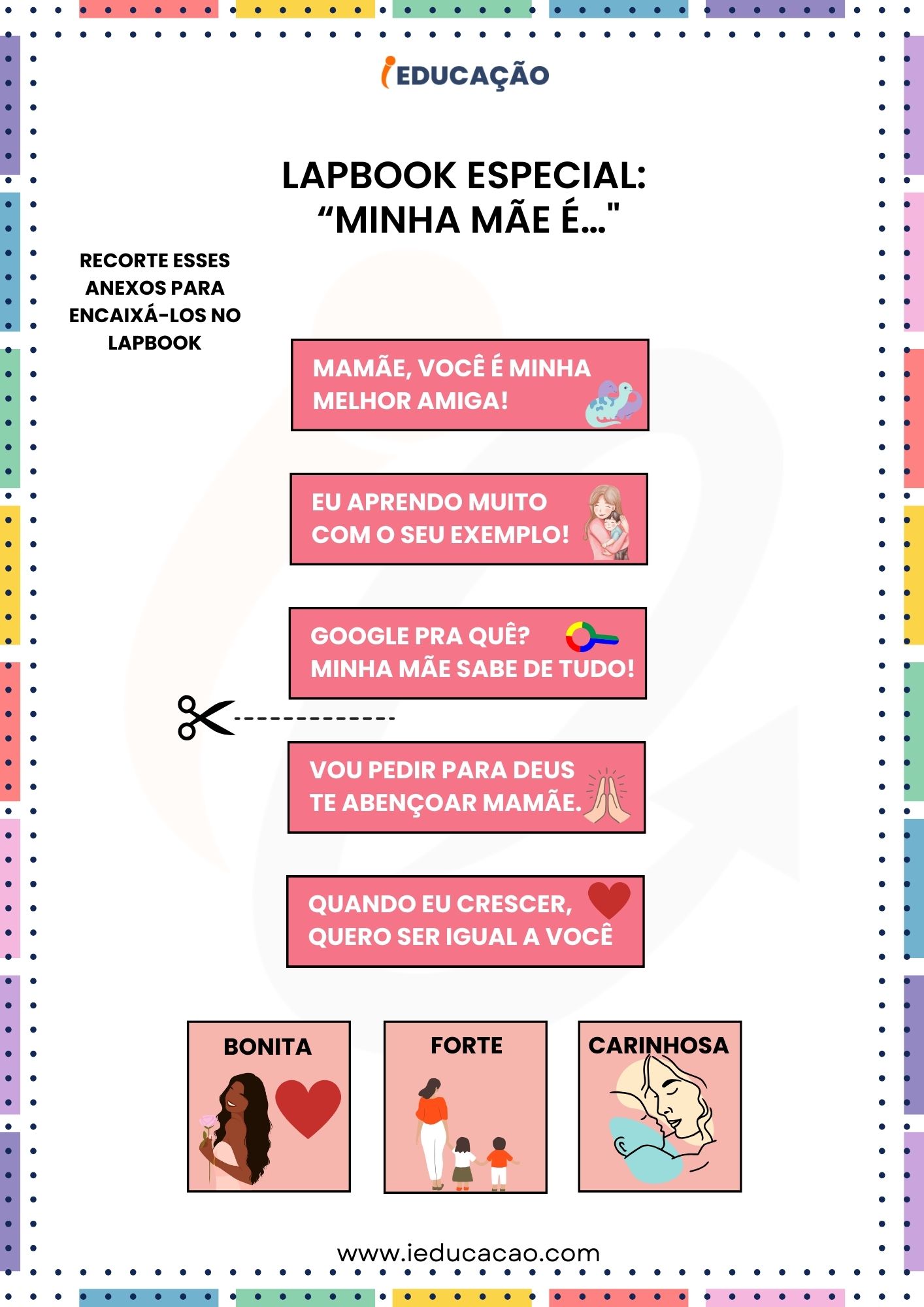 Atividades Lúdicas para o Dia das Mães Com Ideias Criativas - iEducação Atividades Lúdicas para o Dia das Mães Com Ideias Criativas - iEducação