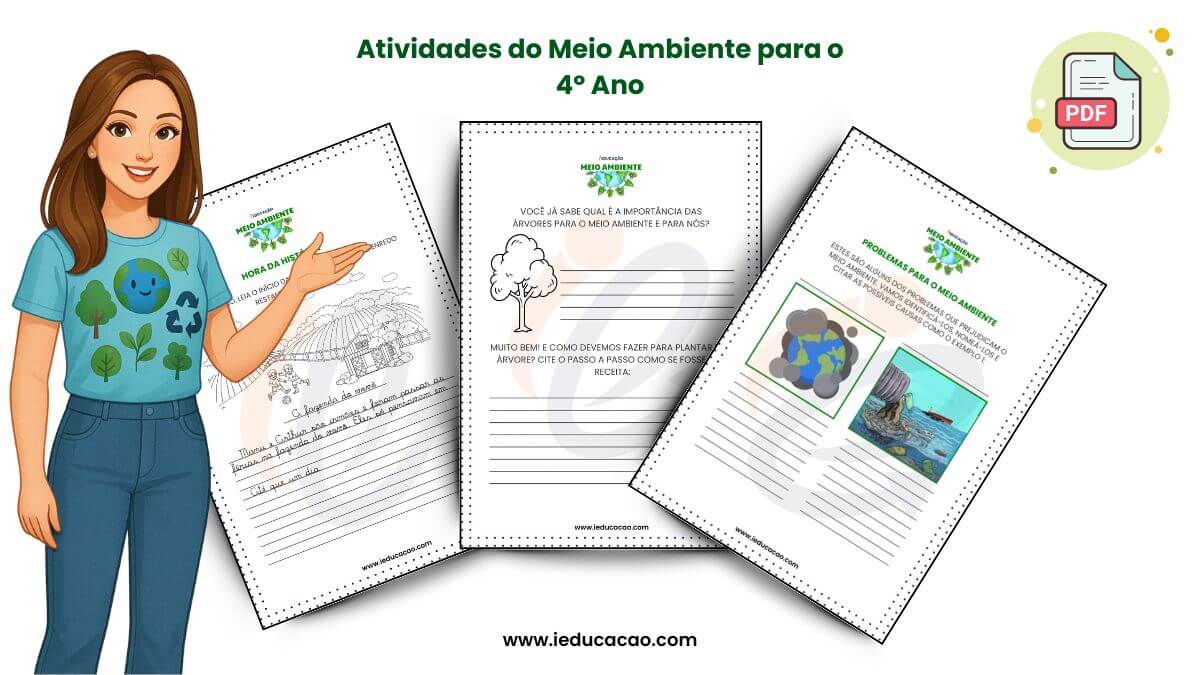 Semana do Meio Ambiente para o Fundamental 1 (1º ao 5º ano) - iEducação Atividades para a semana do Meio Ambiente para o 4º Ano