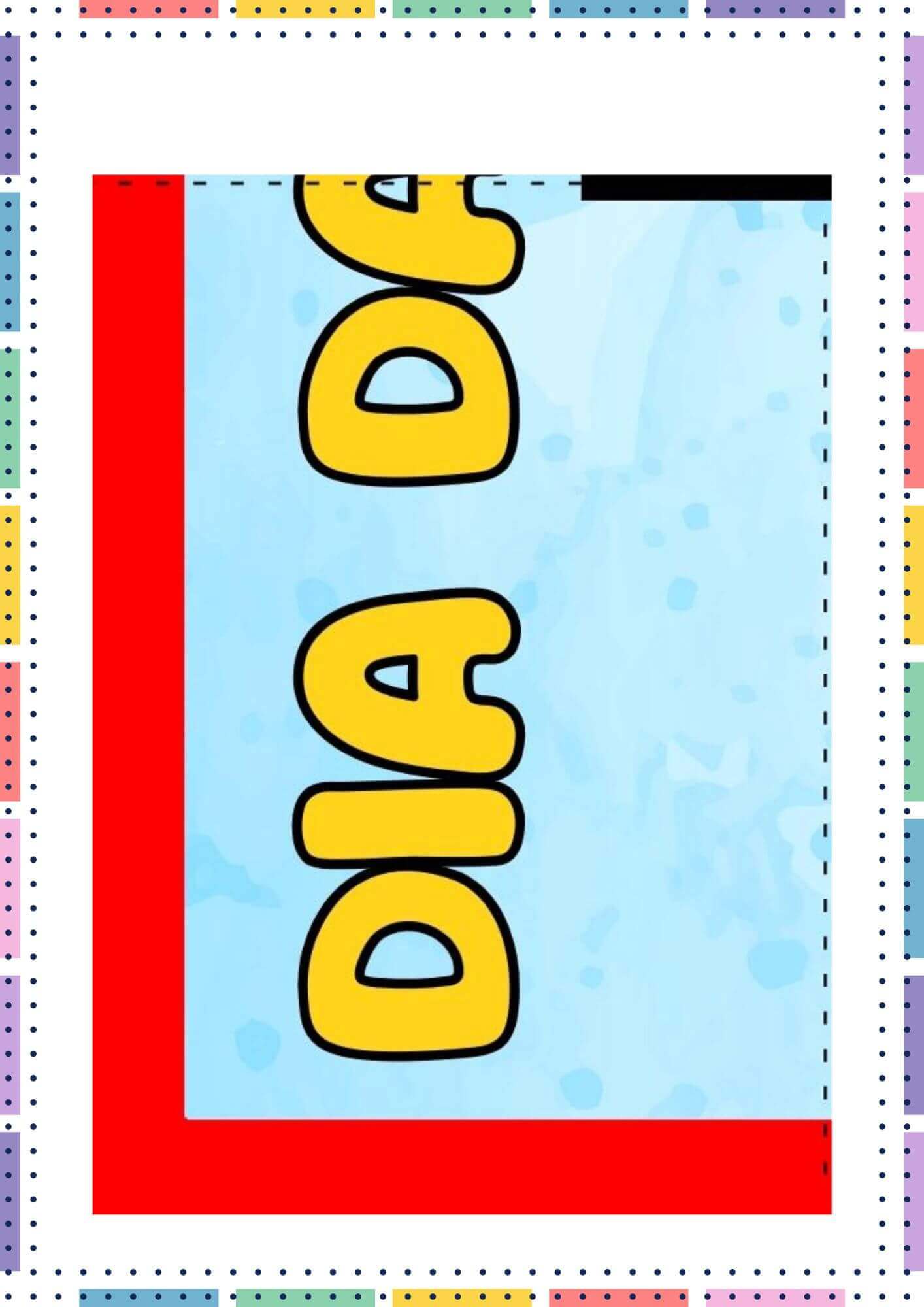 Painel Dia da Família na Escola para Imprimir em PDF Grátis - iEducação Painel Dia da Família na Escola - Parte 1