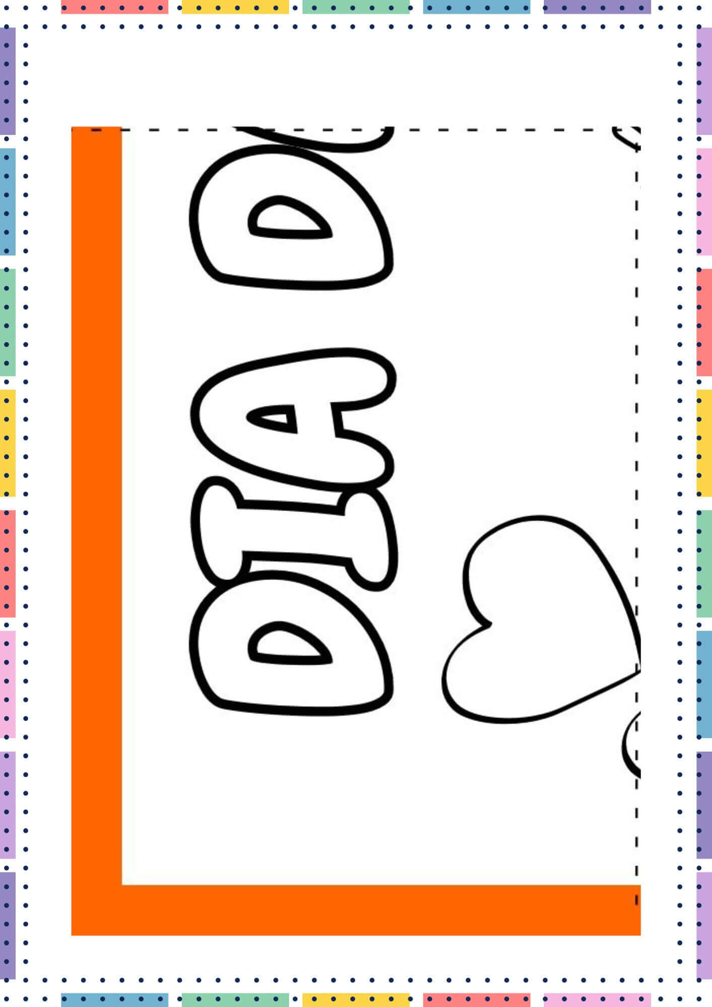 Painel Dia da Família na Escola para Imprimir em PDF Grátis - iEducação Painel Dia da Família na Escola para Colorir - Parte 1