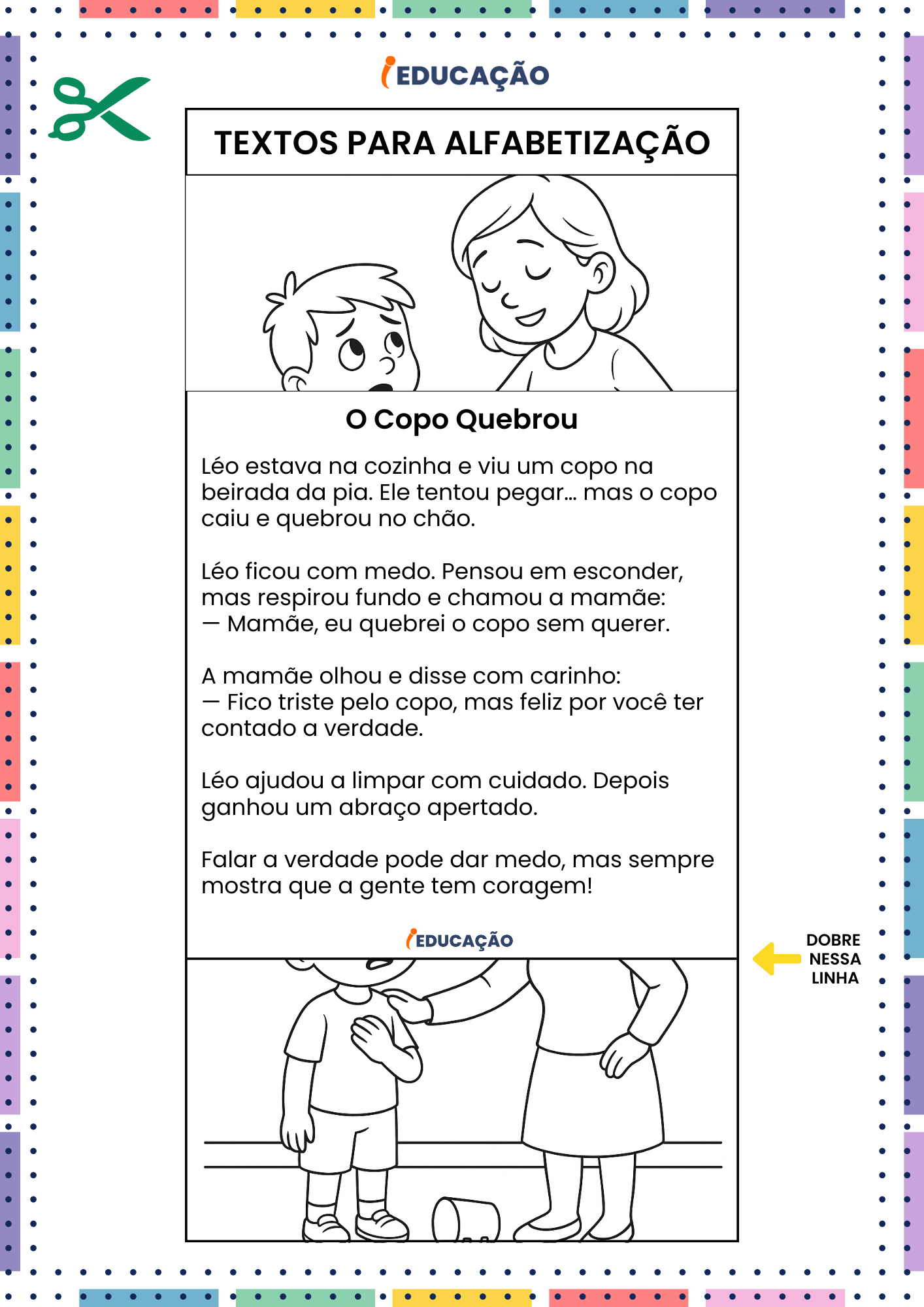 10 Textos para Alfabetização com Leitura e Interpretação - iEducação Textos para Alfabetização - Pequenos Textos para Alfabetização