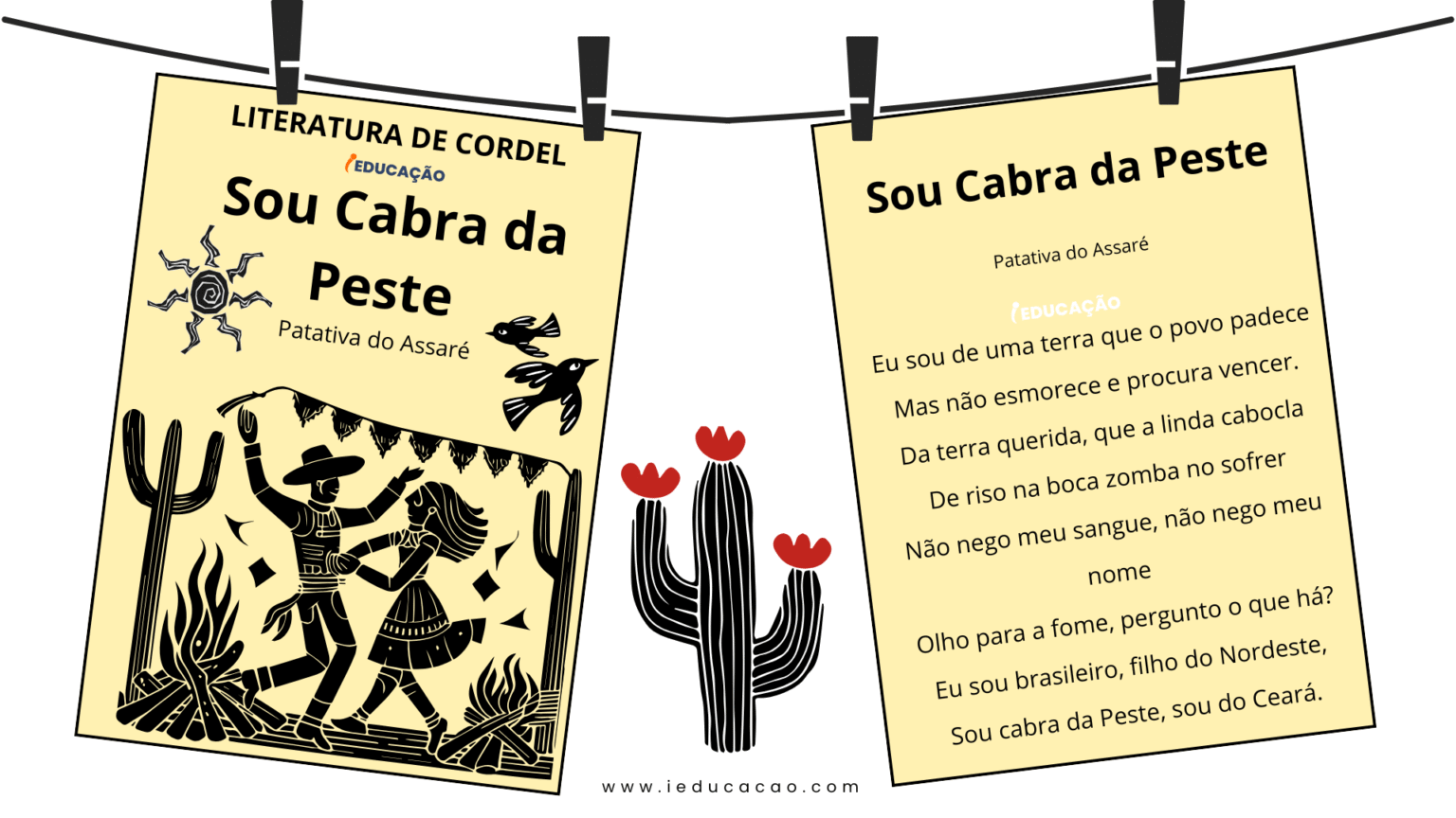 Atividades Lúdicas de Cordéis Nordestinos para Projeto Literário