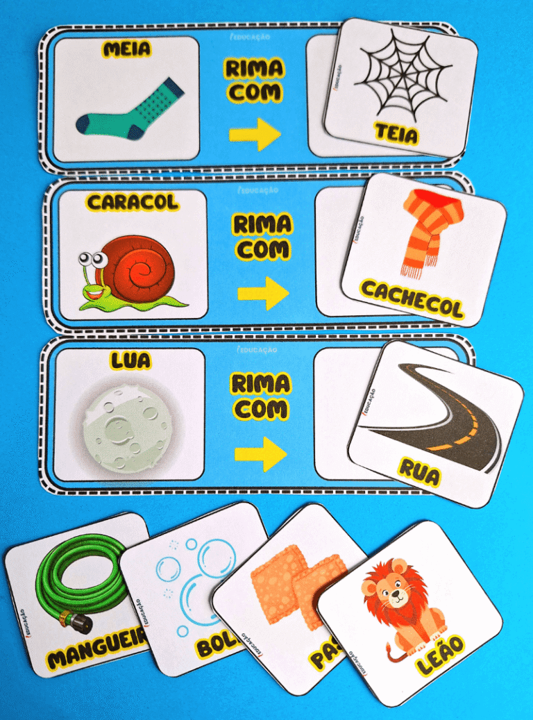 Jogos de Consciência Fonológica Para Imprimir